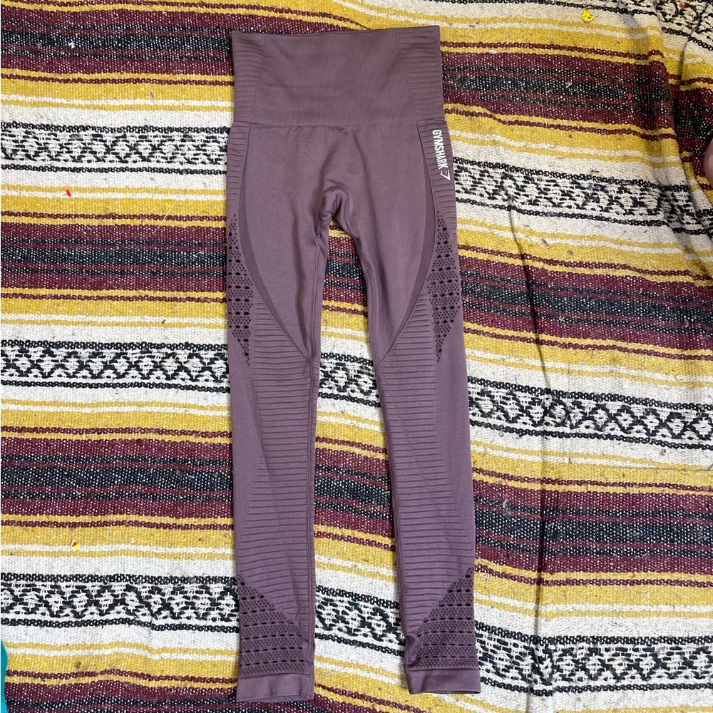 Gymshark Mauve Purple High Rise Full Length Leggings Size XS
